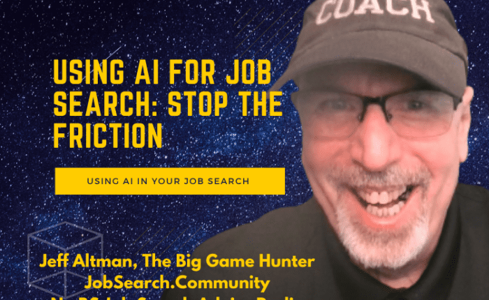 Using AI for Job Search: Stop the Friction