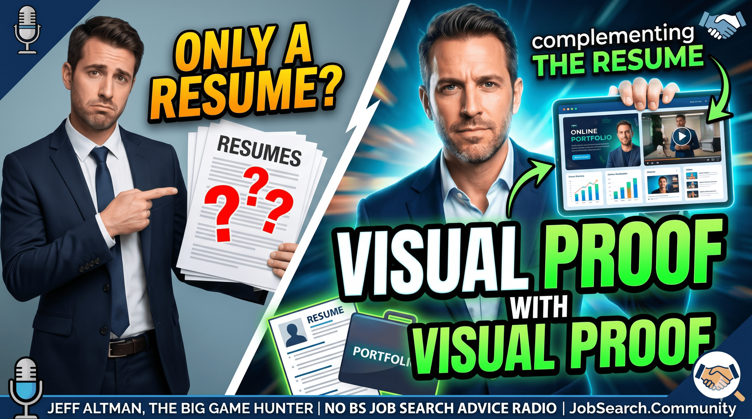 Complementing the Resume with Visual Proof