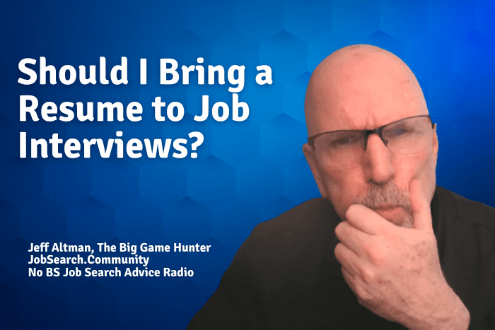 Should I Bring A Resume to Job Interviews? #shorts